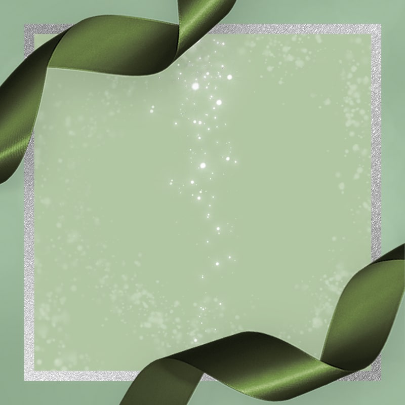 Origins Plantscription holiday set with green festive background
