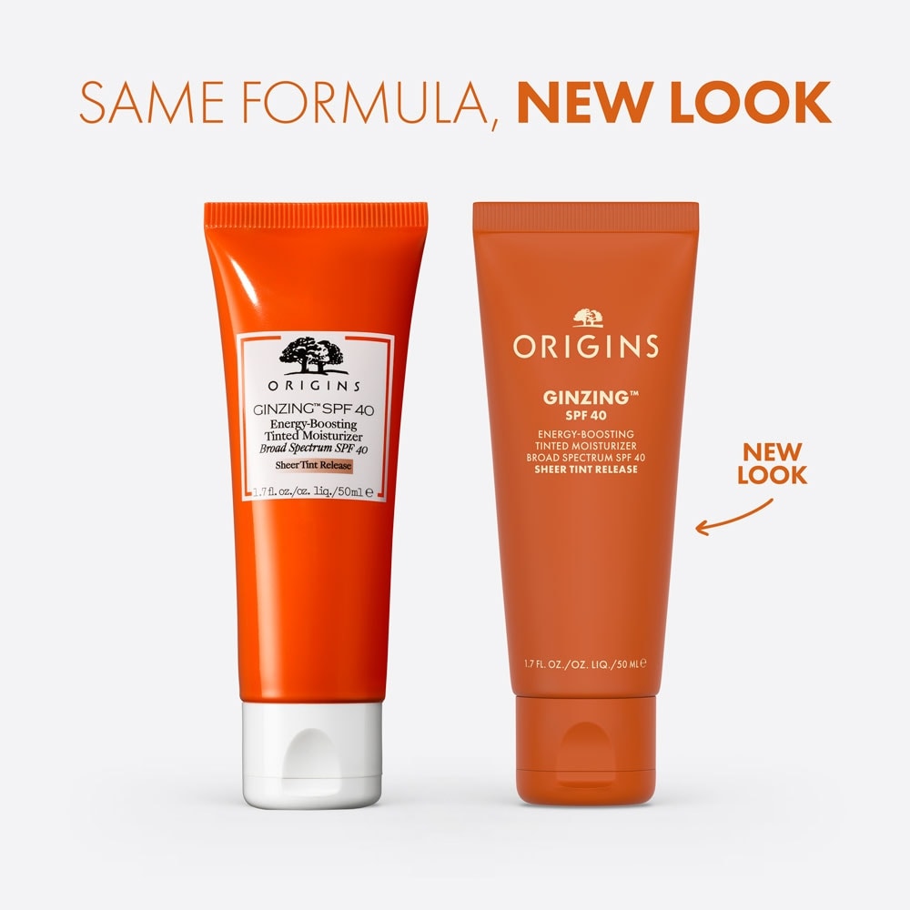 Ginzing™ Energy-Boosting Tinted SPF40 Moisturiser, Shade 1, 50ml